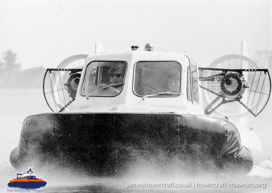 Hoverhawk HA5 in operation -   (submitted by The <a href='http://www.hovercraft-museum.org/' target='_blank'>Hovercraft Museum Trust</a>).